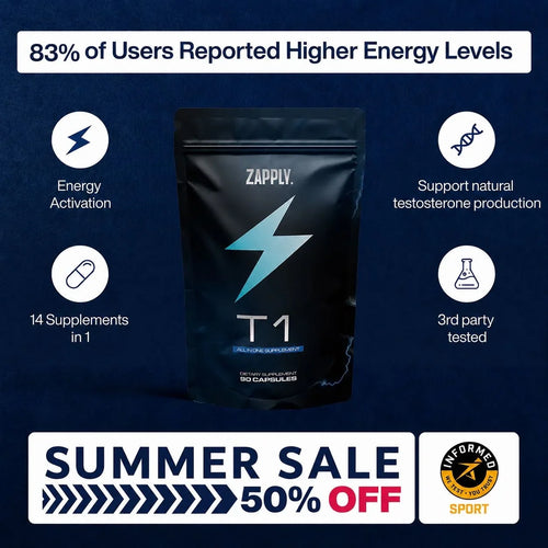 Zapply T1 | All-In-One Formula for Testosterone & Energy